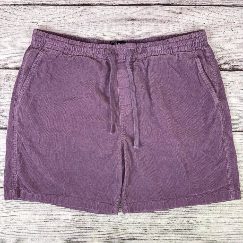 Todd Snyder New York Purple Corduroy Weekend Shorts